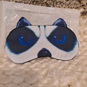 Blue and Black Animal Sleep Eye Mask